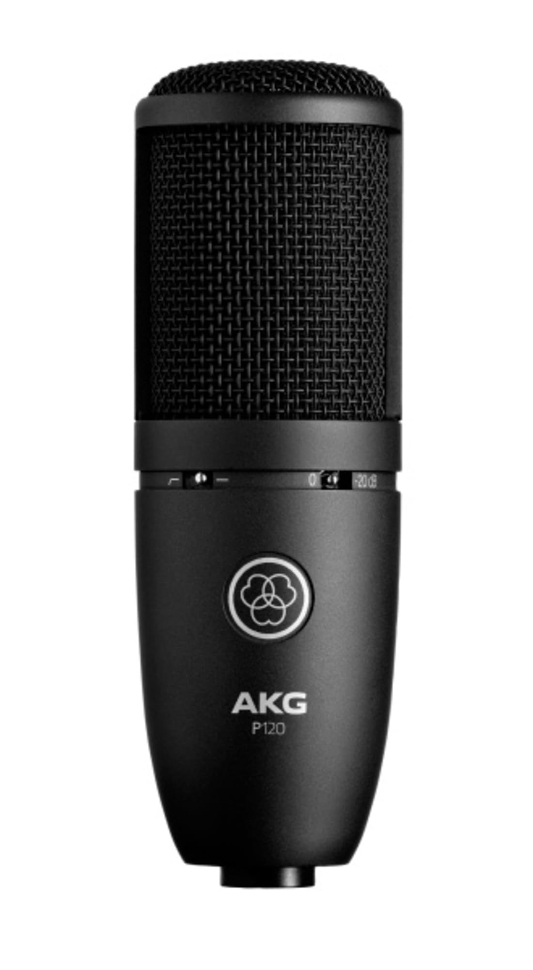 AKG AKG P120 Recording Microphone with Knox Gear Studio Stand, Pop